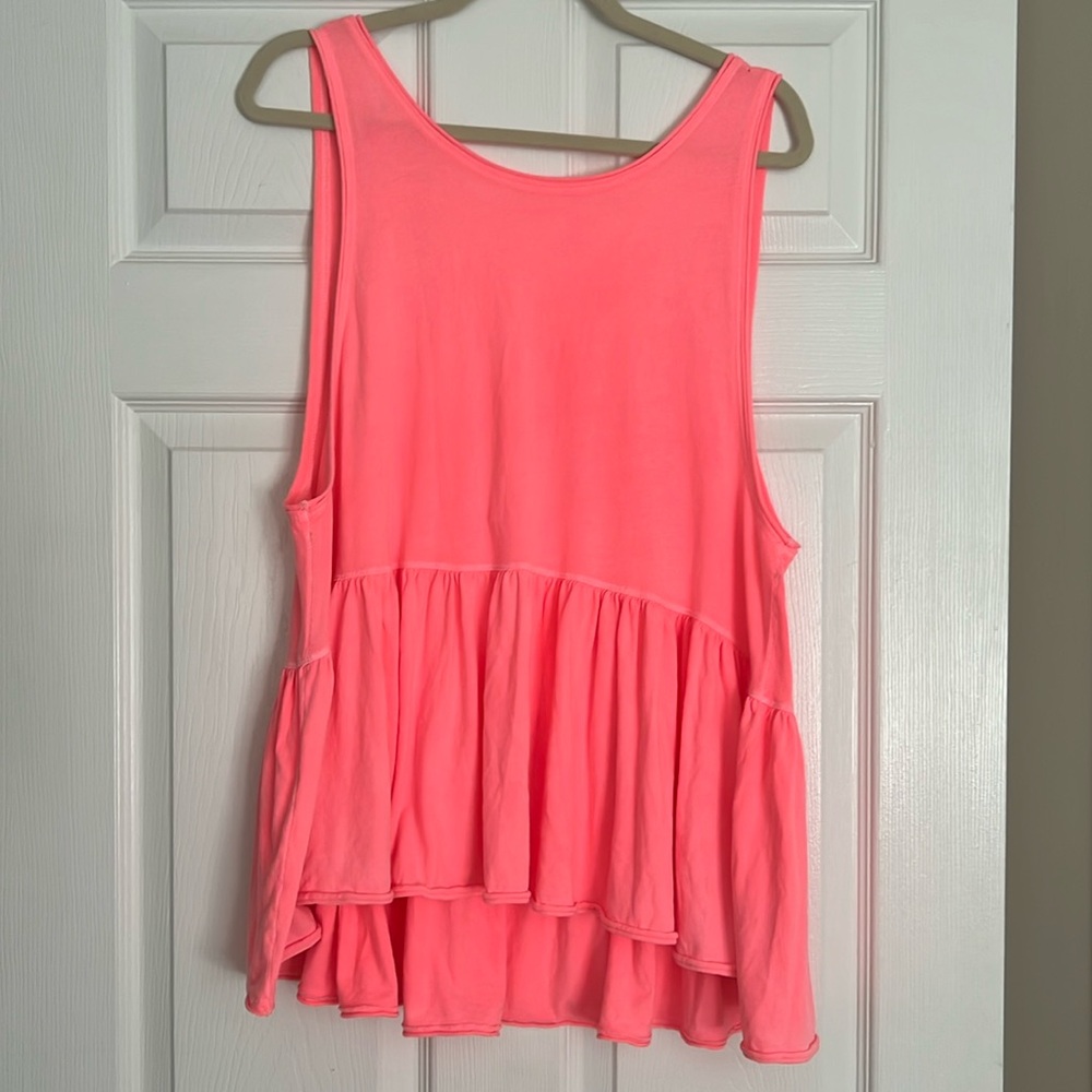 We the free ruffle tank